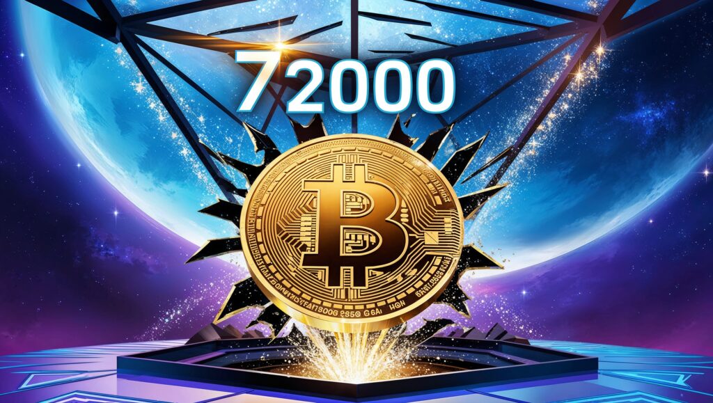 Bitcoin Breaks 72000