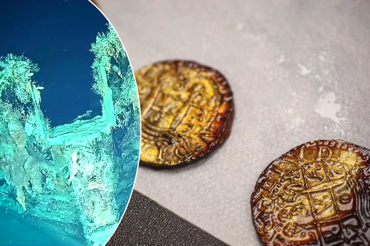 Depois de 300 anos, o ouro perdido do galeão San José reaparece na costa da Colômbia