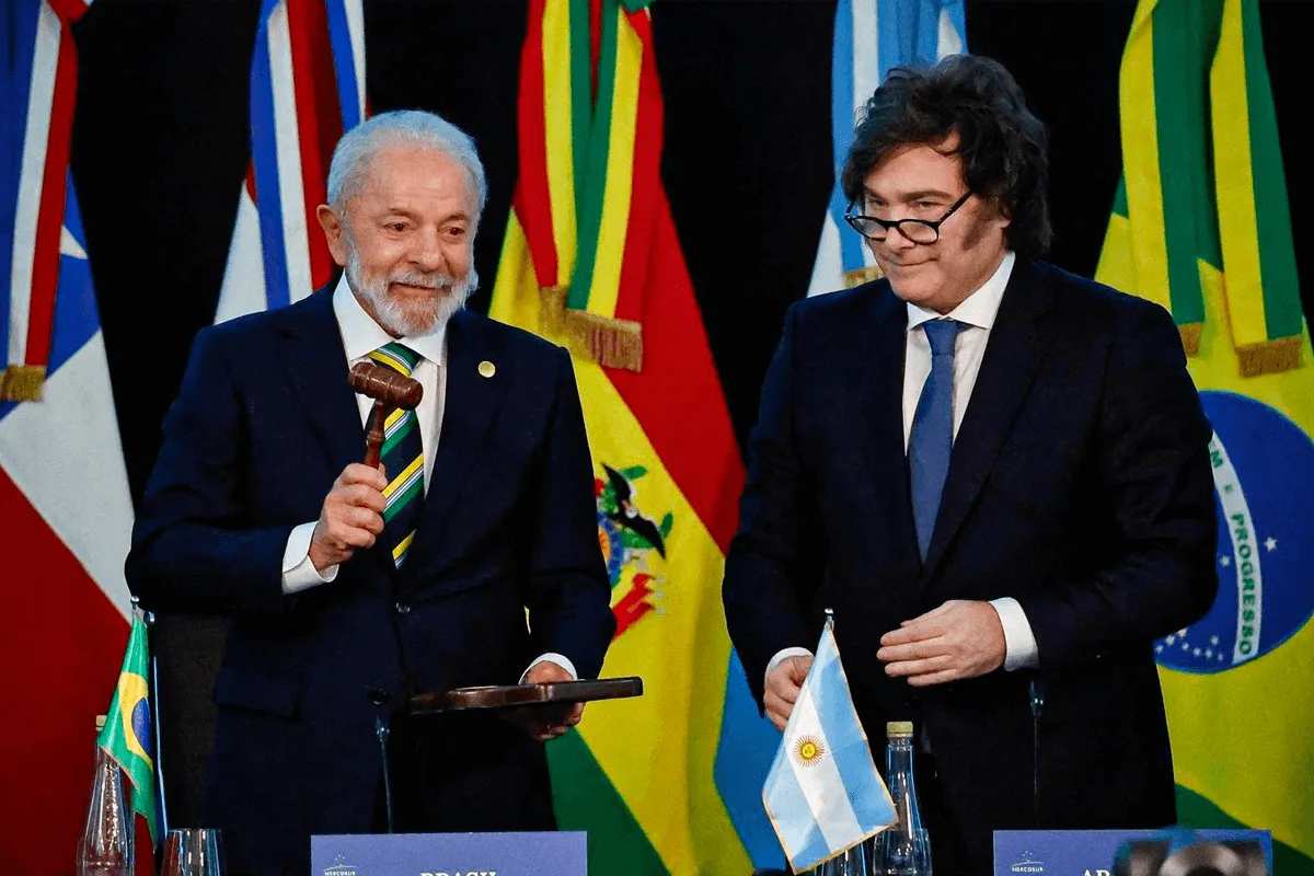 Milei acusa Lula: ausência no acordo UE-Mercosul pode mudar o destino do bloco