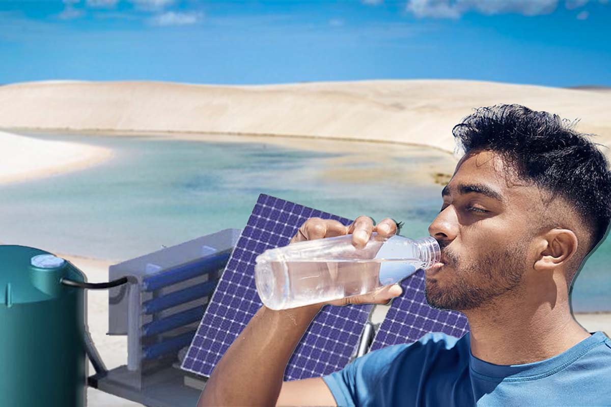 Pesquisadores instalam cerca de 200 dessalinizadores solares e desenvolvem modelo móvel para levar água potável às famílias do sertão