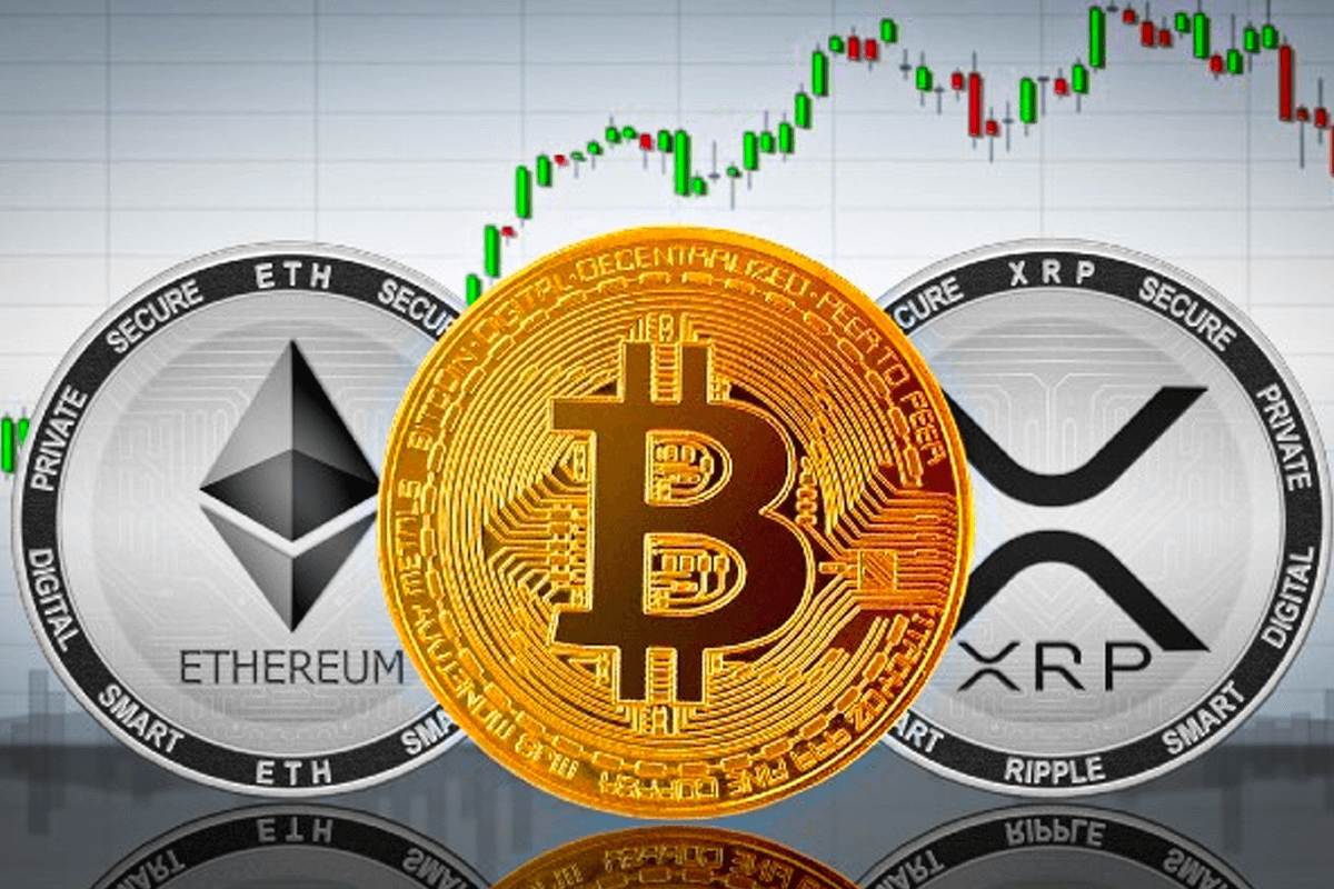 Bitcoin, Ethereum e Ripple : rallyes do BTC, ETH e XRP param em níveis‑chave