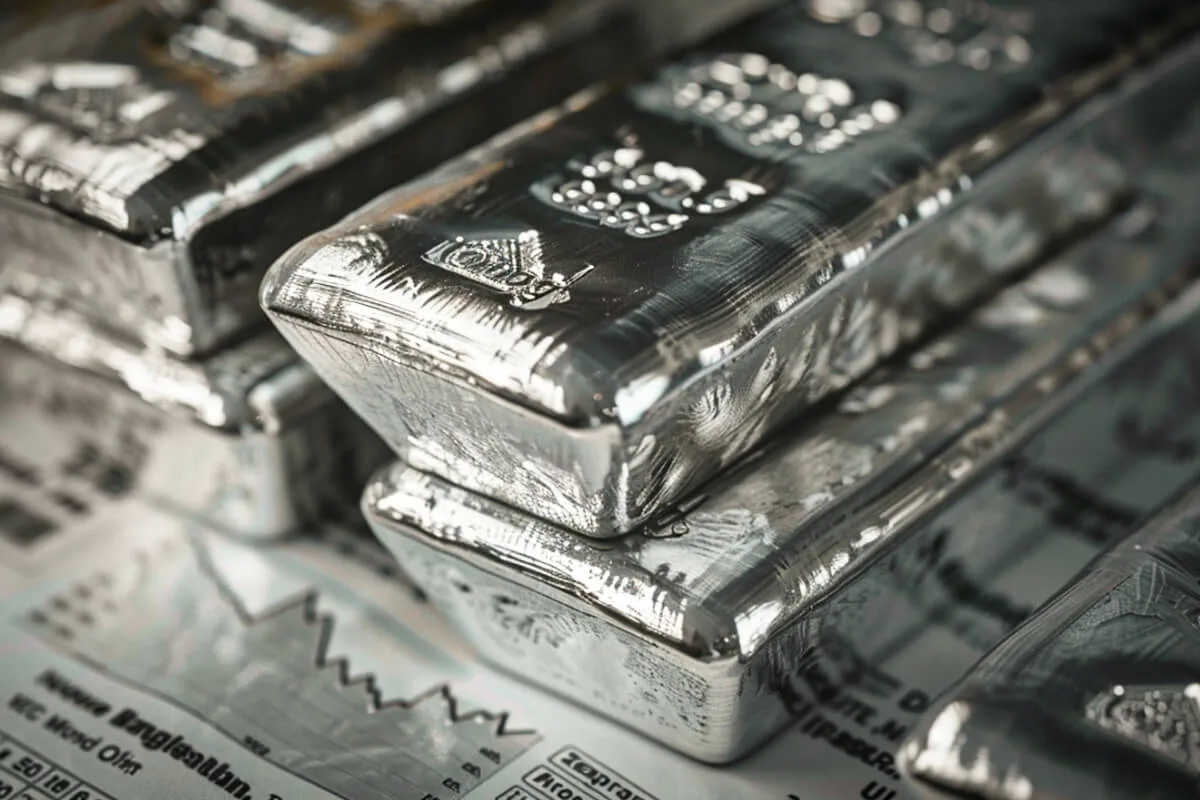 Queda histórica no preço da prata sob pressão monetária e dólar fortalecido
