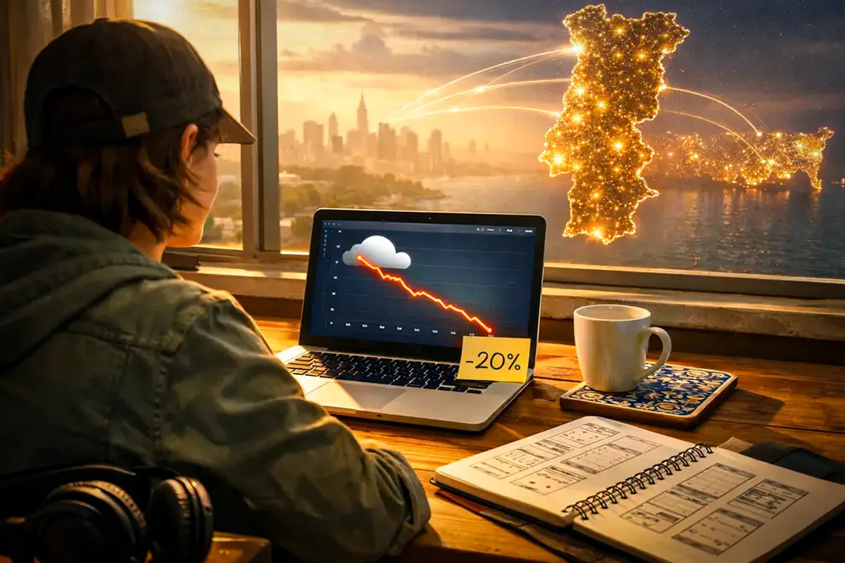 Como o centro de IA de 10 mil milhões da Microsoft em Portugal poderá cortar até 20% nos custos de cloud para criadores nos EUA já no próximo ano